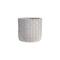 Hello Honey® 7" Round Stoneware Planter with Woven Pattern in Reactive Glaze